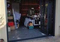Porte repliable en alu fabriquée sur mesure par Grégory MAZET - Millau, Saint-Affrique, Lévézou, Aveyron