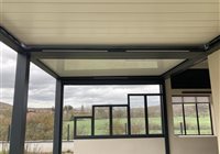 Pergola bio climatique fabriquée sur mesure en Alu - Grégory MAZET- Millau, Saint-Affrique, Lévézou, Aveyron