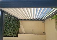 Pergola bio climatique fabriquée sur mesure Grégory MAZET Millau Saint-Affrique, Lévézou, Aveyron