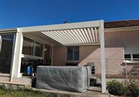 Grégory MAZET- Fabrication et pose de pergola bioclimatique en alu sur mesure- Millau- Saint-Affrique-Lévézou-Aveyron