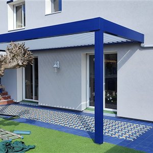 Pergola bio climatique fabriquée sur mesure Grégory MAzet Millau, Saint-Affrique, Lévézou, Aveyron