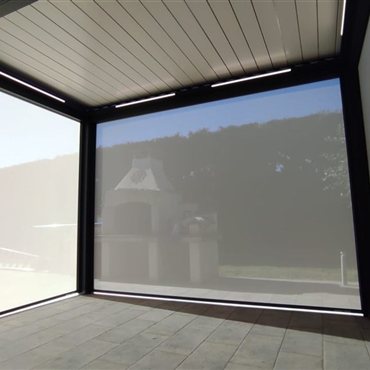 Pergolas et store screen et leds : fabrication et pose de pergolas, Millau, St Affrique, Lévézou, Rodez, Aveyron