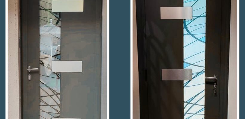 MAZET Grégory Fabrication et pose de porte en aluminium sur mesure Millau Saint-Affrique Lévézou Rodez Aveyron